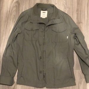 Vans olive green military jacket